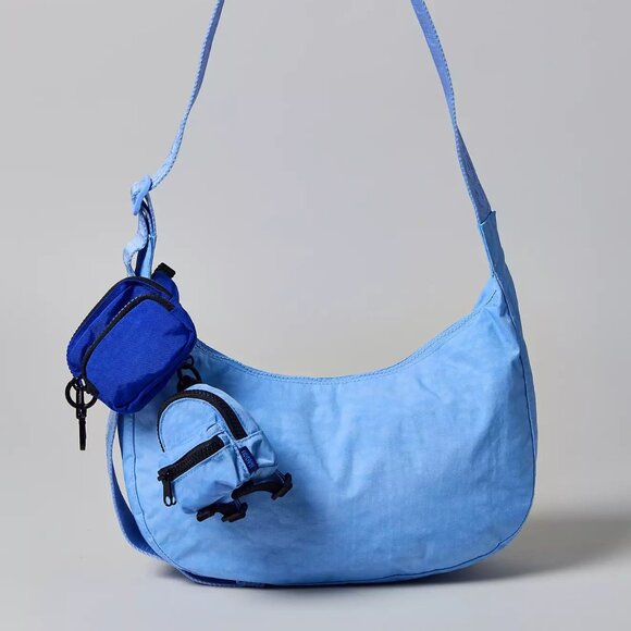 NWT Baggu Medium Crescent Bag - French Blue - Picture 8 of 10
